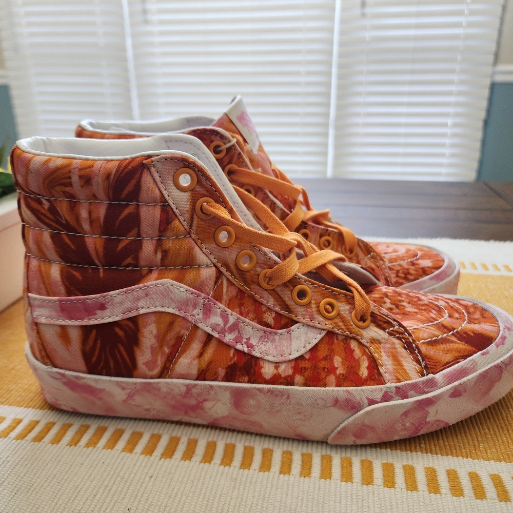 Colorful High-Top Sneakers